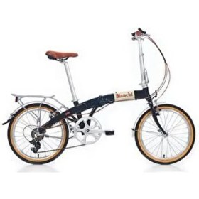 Resim Bianchi New Vintage 20 Jant Katlanır Bisiklet (Siyah Glossy) 