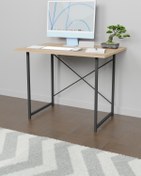 Resim Ars Mrd Desıgn Ceviz Desenli Çalışma Masası, Ders Masası, Laptop, Pc,ofis Masası 