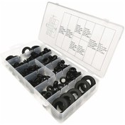 Resim Qingmipy 180 Adet 8 Farklı Boyutlu Kauçuk Grommet, Kablolar Ve Fişler İçin Sızıntı Önleyici, Esnek Ve Dayanıklı Dolgu Yuvarlakları + Depolama Kutusu 