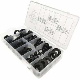 Resim Qingmipy 180 Adet 8 Farklı Boyutlu Kauçuk Grommet, Kablolar Ve Fişler İçin Sızıntı Önleyici, Esnek Ve Dayanıklı Dolgu Yuvarlakları + Depolama Kutusu 
