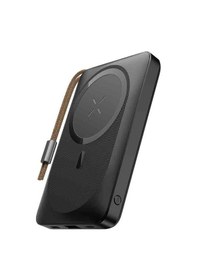 Resim Rock P89 10.000 Mah 20w Magsafe Kablosuz Şarjlı Powerbank Siyah 