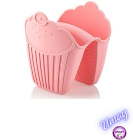 Resim Baroness Silikon Fırın Eldiveni (Isıya Dayanıklı) – Pembe Tutmaç 