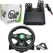 Resim Racing Wheel PC Game 360/PS3/ için direksiyon, simüle edilmiş sürüş için pedallı yüksek simülasyon sürüş oyunu yarış tekerleği 