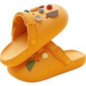 Resim Birkenstock Unisex Düğmeli Terlik Zencefil 