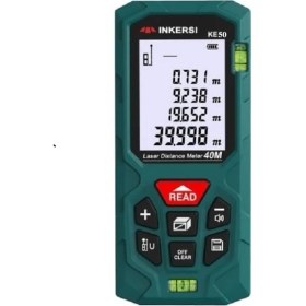 Resim PremiumPort Yüksek Hassasiyetli Dijital Lazermetre, 50 Metre Mesafe Ölçüm Cihazı 