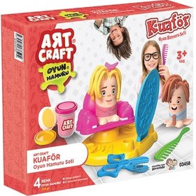 Resim Dinozor Dişçi Art Craft Oyun Hamuru + Kuaför Art Craft Oyun Hamu 