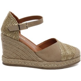 Resim Greyder 59003 Altın Hakiki Deri Kadın Chıc Sandalet-836 Altın 