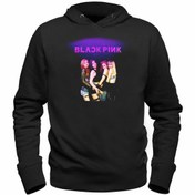 Resim Alfa Tshirt Blackpink Çocuk Siyah Sweatshirt 