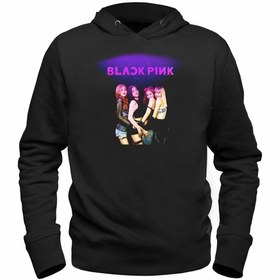 Resim Alfa Tshirt Blackpink Çocuk Siyah Sweatshirt 