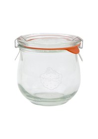 Resim Weck Lale Cam Saklama Kavanozu 2 Adet 370 ML 