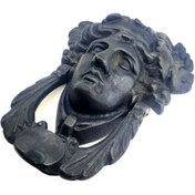 Resim Skygo Antika Tarz Dekoratif Pirinç Sezar Kapı Tokmağı, Taktak - Oksit 