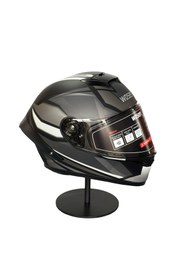 Resim WOSEN Ws-602 Güneş Gözlüklü Full Face Kask (Şeffaf Vizörlü) MATT BLACK K4 (602) 