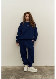 Resim Mai Studios Co. Mini Bike Lacivert Bisiklet Yaka Eşofman Takım Lacıvert 