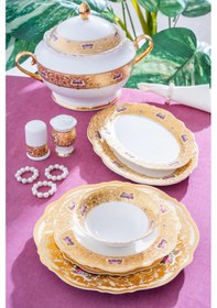 Resim Acar Josephine 12 Kişilik 60 Parça Porselen Yemek Takımı 