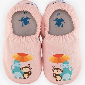 Resim HOPFRÖG Umbrella Flower Hyper Toz Pembe Barefoot Akıllı Patik 