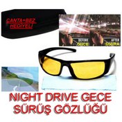 Resim Night Drive Gece Sürüş Gözlüğü Çanta Ve Bez Hediyeli 9712001 