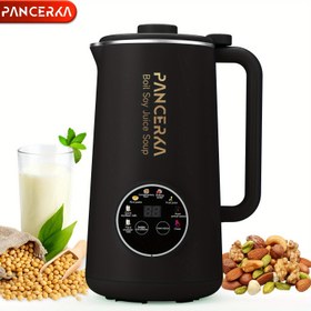 Resim Otomatik Soya Sütü Yapıcı PANCERKA, Çok Fonksiyonlu Otomatik Badem Sütü Makinesi, Tek Dokunuşla Kullanım, Kolay Temizlenir, 800ml Yüksek Kapasite, Ev Yapımı Badem, Yulaf, Bitkisel ve Süt İçermeyen İçecekler ile Hindistan Cevizi Sütü için Mükemmel 