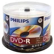 Resim PHİLİPS 50'LİK 16X 4.7 DVD-R BOŞ DVD 