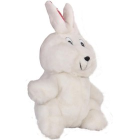 Resim Kukla Tavşan Beyaz Peluş 31 Cm 