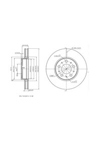 Resim Mga 50718 Fren Diski On 2724032 - 2 Adettir 