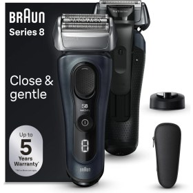 Resim Braun Series 8 Elektrikli Tıraş Makinesi, Şarj Standı, Islak ve Kuru, 8513S, Gri 