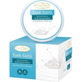 Resim Phytoflora Eşek Sütlü Nemlendirici El ve Vücut Kremi 100 ML 