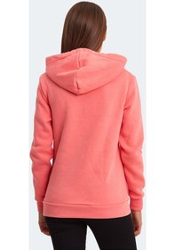 Resim Slazenger KESHIAN IN Kadın Kapüşonlu Cepli Mercan Sweatshirt 