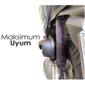 Resim Deeb Yamaha Nmax Amortisör Çorabı Lacivert Beyaz 