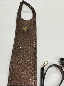 Resim Makaron Çanta Örgü Seti / Boyun Askı Ve El Tutma Saplı Bakır Bakır 