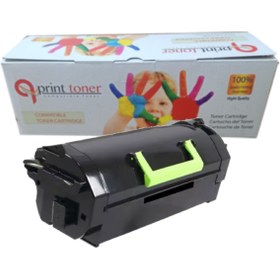 Resim QPRİNT TONER COMPATİBLE TONER Lexmark MS821 15K Çipli Muadil Toner MS725 MS823 MS822 MS825 MX721 MX722 MX822 MX826 