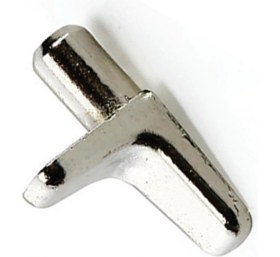 Resim Badem10 Raf Pimi Düz Cam Ahşap Metal Raf Tutucu Çivisi Mobilya Dolap Pimi (50 Adet) 