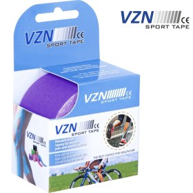 Resim VZN Sport Tape Mor Renk Kinezyo Sporcu Bandı Kinesyo Bandı 5 Metre X 5 Cm 