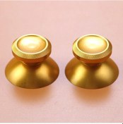 Resim Altın-jcd 2 Adet Renkli Alüminyum Metal 3d Analog Thumb Çubuk Kavrama Mantar Joystick Kap Xbox 360 Gamepad Denetle 