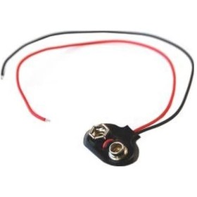 Resim Buharaelektronik-9V Pil Başlığı 9V Pil Soketi 9V Pil Yuvası 1 Adet 