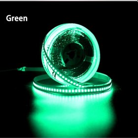 Resim 12 Volt 2835 Smd 240 Led 10mm Yeşil Işık İç Mekan 5 Metre Şerit Led 