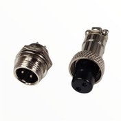 Resim Gx-12 Mini Mike Konnektör Mayk Dişi Erkek 6P-Dişi 