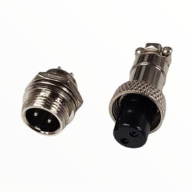 Resim Gx-12 Mini Mike Konnektör Mayk Dişi Erkek 6P-Dişi 