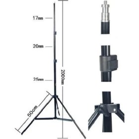 Resim Tewise Işık Ayağı Light Stand 200 cm 