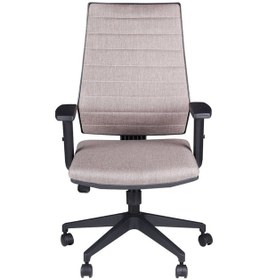 Resim Londra Gri Keten Kumaş Çalışma Koltuğu Gri 