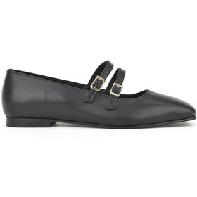 Resim Ziya, Kadın Hakiki Deri Babet 1531054z3401 Siyah 1531054z3401 000 Siyah 