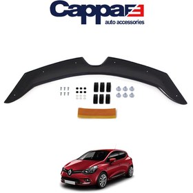 Resim Cappafe Renault Clio 4 Ön Kaput Koruyucu Rüzgarlığı 2012-2020 Yılı Arası 