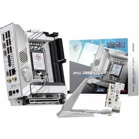 Resim Msı Mpg Z890ı Edge Ti Wifi Ddr5 8600mhz Oc M.2 Hdmı/usb-c Pcıe 5.0 1851p Mıtx Anakart 