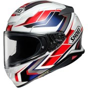Resim Shoei NXR 2 Prologue TC-10 Full Face Motorsiklet Kaskı Beyaz - Kırmızı 