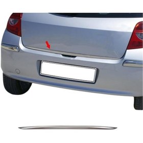 Resim Renault Clio 3 Hb Krom Bagaj Alt Çıta Formlu Paslanmaz Çelik N11.5203 