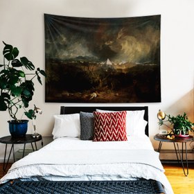 Resim The Fifth Plague of Egypt Niche Duvar Örtüsü - 60 cm x 90 cm 