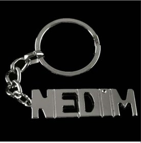 Resim Cosmotex Nedim İsimli Anahtarlık- Çok Renkli 