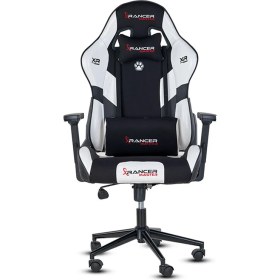 Resim Xrancer Cross Oyuncu Koltuğu Kumaş Deri Kaplama 3D Kolçaklı Bel Boyun Yastıklı Yükseklik Ayarlı 