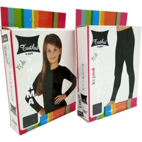Resim Termal Kız Çocuk Tayt ve Body Takım -20 +20 Derece Tam Koruma 