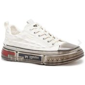 Resim Marcomen 18219 Casual Erkek Deri Sneaker Ayakkabı Beyaz 