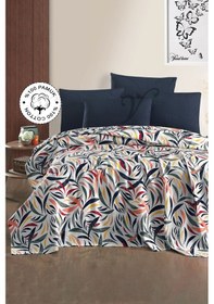 Resim Vionel Home Gökkuşağı V2 8 Farklı Desenli Pamuklu Çift Kişilik Baskılı Pike 